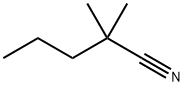 2,2-二甲基戊腈 结构式