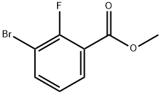 3-溴-2-氟苯甲酸甲酯 结构式