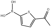 5-アセチル-2-チオフェンボロン酸 化学構造式
