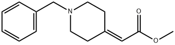 2-(1-苄基哌啶-4-基亚甲基)乙酸甲酯, 206558-34-1, 结构式