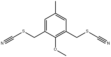 2,6-BIS(THIOCYANATOMETHYL)-4-METHYLANISOLE Structure