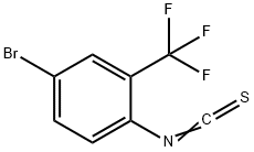 イソチオシアン酸4-ブロモ-2-(トリフルオロメチル)フェニル 化学構造式