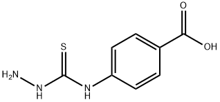 4-(4-羧基苯基)-3-氨基硫脲, 206559-48-0, 结构式