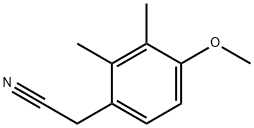 2,3-DIMETHYL-4-METHOXYPHENYLACETONITRILE Struktur