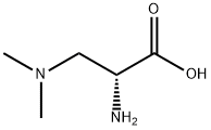 (2R)-2-アミノ-3-(ジメチルアミノ)プロピオン酸 化学構造式