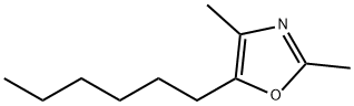 5-Hexyl-2,4-dimethyloxazole 结构式