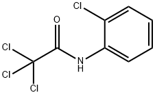 AcetaMide, 2,2,2-trichloro-N-(2-chlorophenyl)- Structure