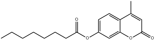 4-METHYLUMBELLIFERYL CAPRYLATE Structure