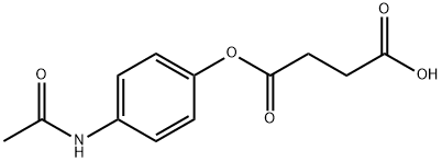 4-(4-acetamidophenoxy)-4-oxo-butanoic acid Structure