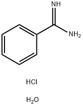 一水盐酸苯甲脒 结构式