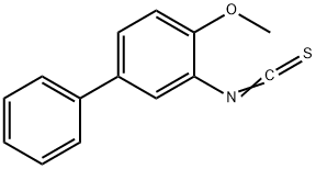 2-甲氧基联苯基3-异硫代氰酸酯, 206761-68-4, 结构式