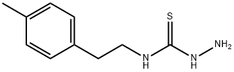 4-(4-METHYLPHENETHYL)-3-THIOSEMICARBAZIDE Struktur