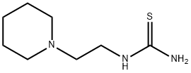 1-(2-ピペリジノエチル)-2-チオ尿素 化学構造式