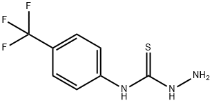 4-[4-(TRIFLUOROMETHYL)PHENYL]-3-THIOSEMICARBAZIDE Structure