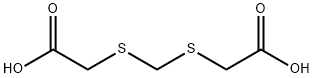 メチレンビス(チオグリコール酸) 化学構造式