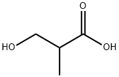 2-甲基-3-羟基丙酸,2068-83-9,结构式