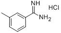 3-Methylbenzenecarboximidamide hydrochloride Struktur
