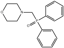 (MORPHOLINOMETHYL)DIPHENYLPHOSPHINE OXIDE Struktur