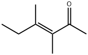(E)-3,4-Dimethyl-3-hexen-2-one Struktur