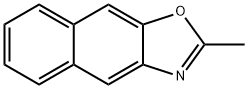 2-メチルナフト[2,3-d]オキサゾール 化学構造式