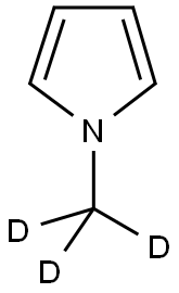 N-METHYL-D3-PYRROLE Structure