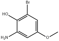 2-Amino-6-bromo-4-methoxyphenol Struktur