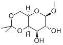 METHYL-4,6-O-ISOPROPYLIDENE-BETA-D-GALACTOPYRANOSIDE 结构式