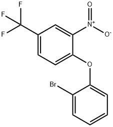 2-ブロモ-2'-ニトロ-4'-(トリフルオロメチル)ジフェニルエーテル 臭化物 化学構造式