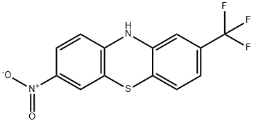 7-NITRO-2-(TRIFLUOROMETHYL)-10H-PHENOTHIAZINE 结构式