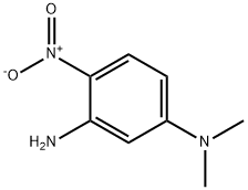3-amino N,N-dimethyl 4-nitro aniline Structure