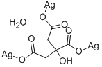 柠檬酸银(I)水合物,206986-90-5,结构式