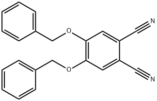 1,2-BENZENEDICARBONITRILE, 4,5-BIS(PHENYLMETHOXY)- Structure