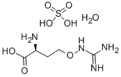 L-(+)-カナバニン 硫酸塩 一水和物 化学構造式