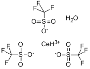 CERIUM(IV) TRIFLUOROMETHANESULFONATE HYDRATE Struktur