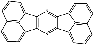 Diacenaphtho[1,2-b:1',2'-e]pyrazine Struktur