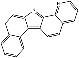 11H-Benzo[g]pyrido[2,3-a]carbazole,207-88-5,结构式