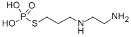Phosphorothioic acid, S-ester with 3-((2-aminoethyl)amino)propanethiol 结构式