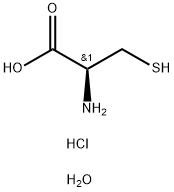 D-半胱氨酸盐酸盐单水合物. 结构式