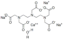 二乙烯三胺-五乙酸钙三钠盐水合物, 207226-35-5, 结构式