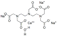 DIETHYLENETRIAMINE-PENTAACETIC AC. CALC.  TRISO. SALT HYDRATE Struktur