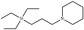 Piperidine, 1-(3-(triethylsilyl)propyl)- Structure