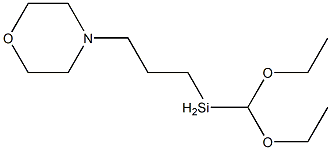 4-[3-[Diethoxy(methyl)silyl]propyl]morpholine Struktur