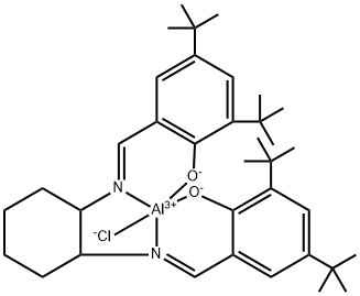 (1S,2S)-(+)-[1,2-CYCLOHEXANEDIAMINO-N N'-BIS(3,5-DI-T-BUTYLSALICYLIDENE)]ALUMINUM (III) CHLORIDE Struktur