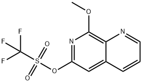 8-Methoxy-1,7-naphthyridin-6-yl trifluoroMethanesulfonate 结构式
