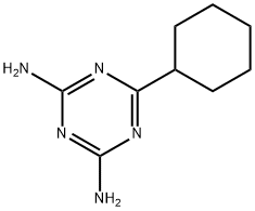 6-Cyclohexyl-1,3,5-triazine-2,4-diamine Struktur