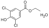 ETHYL 3,5-DICHLORO-4-HYDROXYBENZOATE HYD RATE, 98% Structure