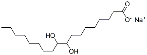 sodium 9,10-dihydroxystearate 结构式