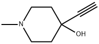 4-Piperidinol, 4-ethynyl-1-methyl- (6CI, 7CI, 8CI, 9CI) Structure