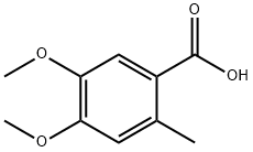 2-甲基-4,5-二甲氧基苯甲酸 结构式