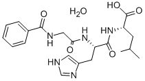 马尿酰-组氨酰-亮氨酸水合物 结构式